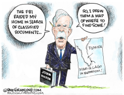 BOLTON FBI RAID by Dave Granlund