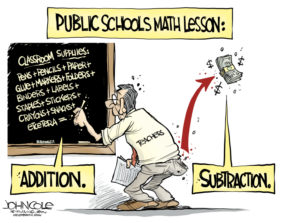 NATIONAL Teacher out-of-pocket classroom expenses