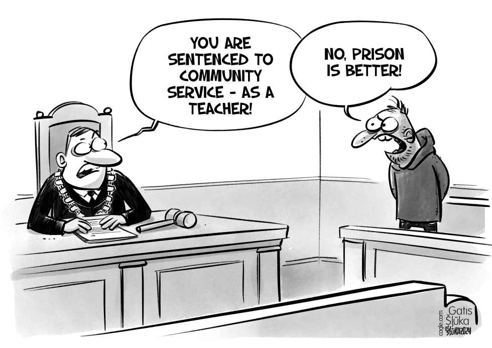 Man sentenced to community service as a teacher