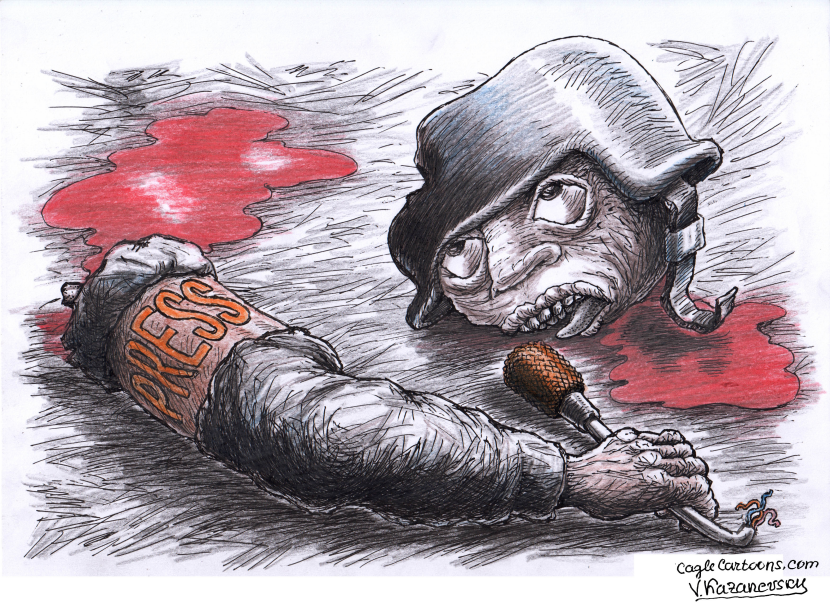 Journalists had been killed in Gaza