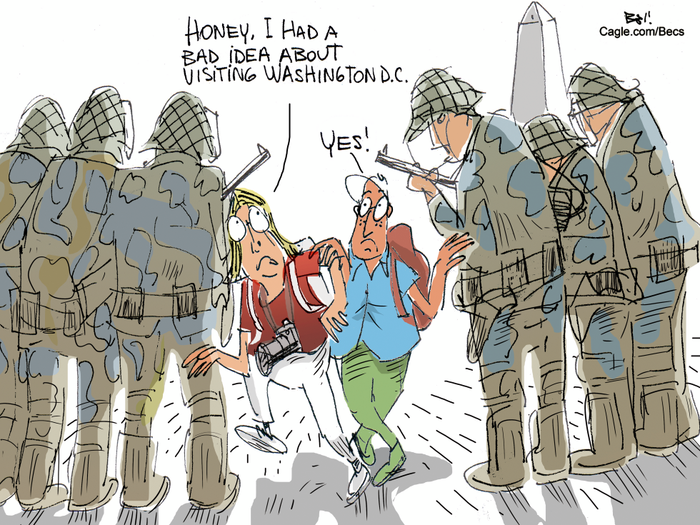 Tourists in Washington D.C