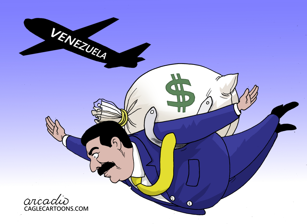 Nicolás Maduro exploring a possible future.
