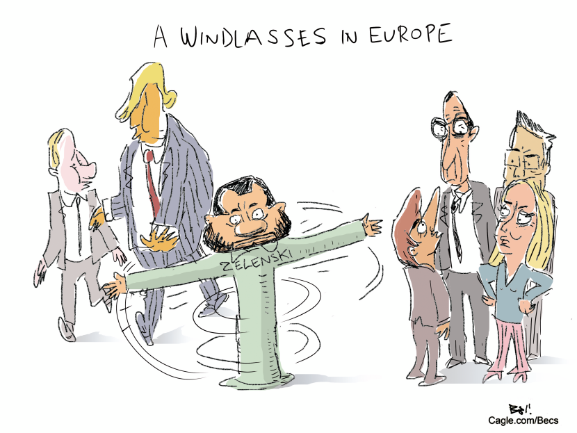 A windlasses in Europe.