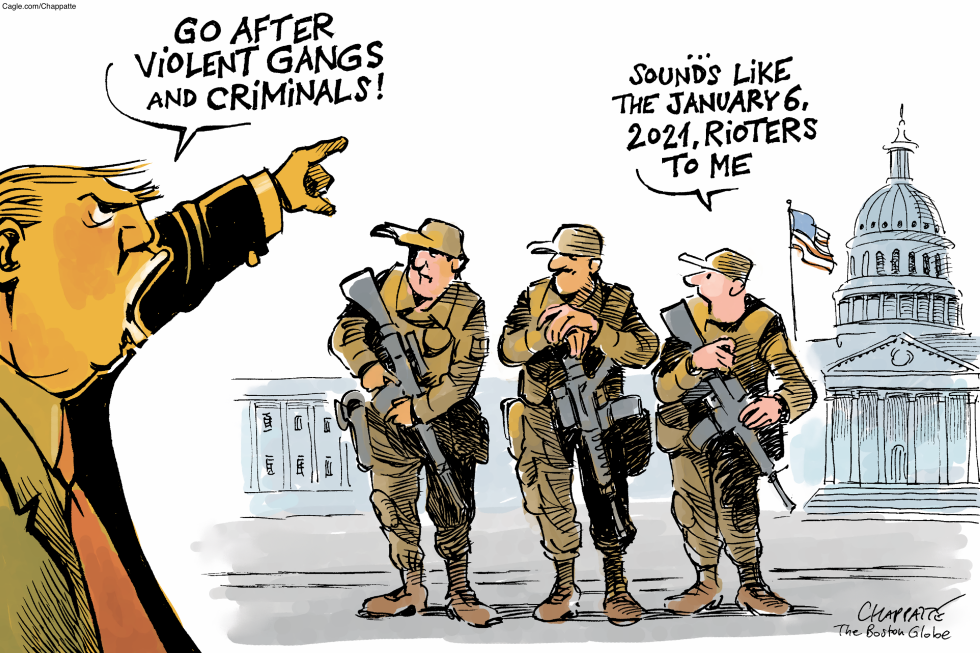 Troops deployed in DC