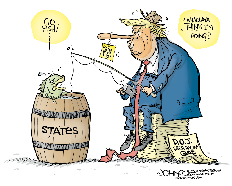 NATIONALTrump fishes for imaginary voter fraud