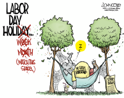 NC STATE BUDGET IS WAY BEHIND SCHEDULE by John Cole