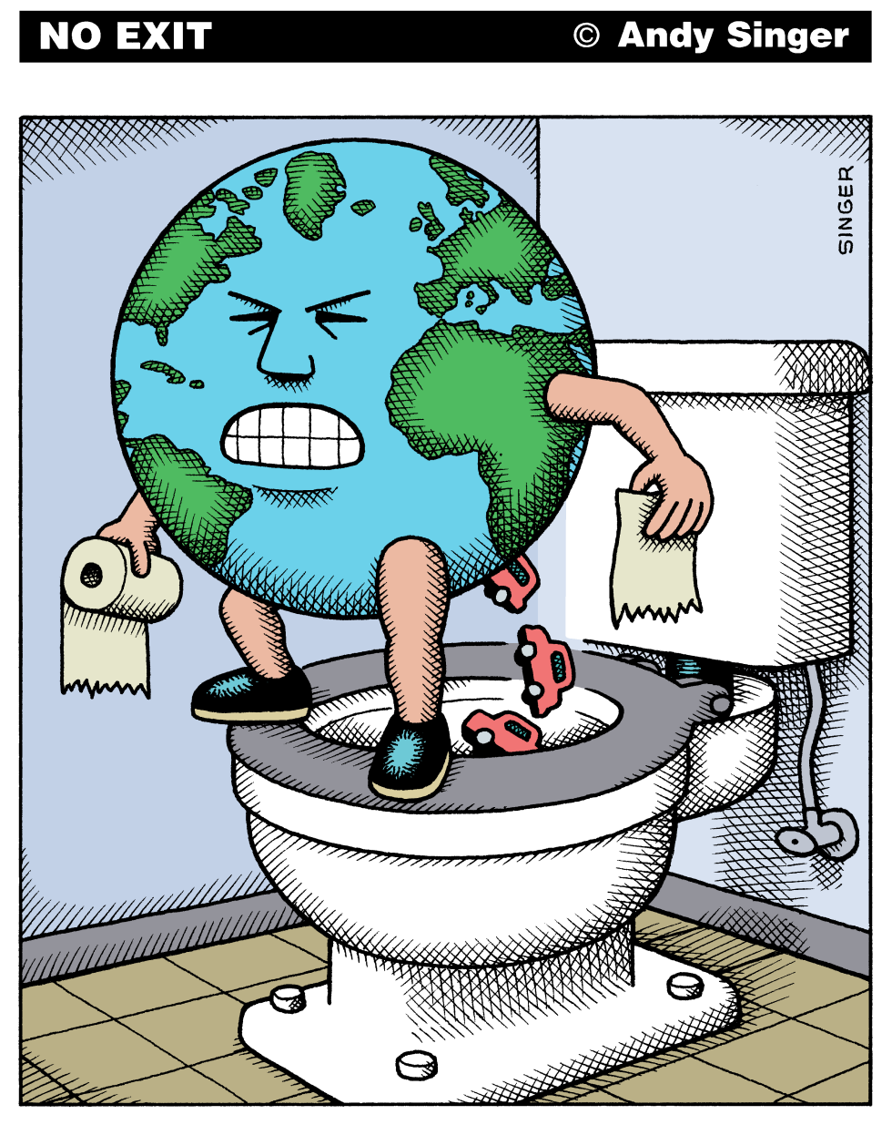 Earth Poops Cars