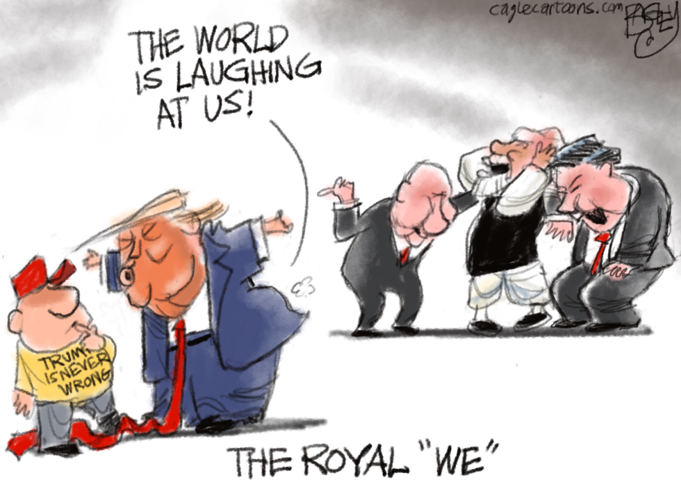 World Leaders Laugh as Trump Claims They Mock 'Us'