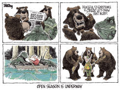 FLORIDA OPEN HUNTING SEASON ON BEARS by Bill Day