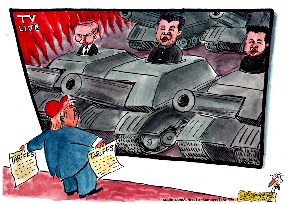 Trump at Tiananmen Square - 2025
