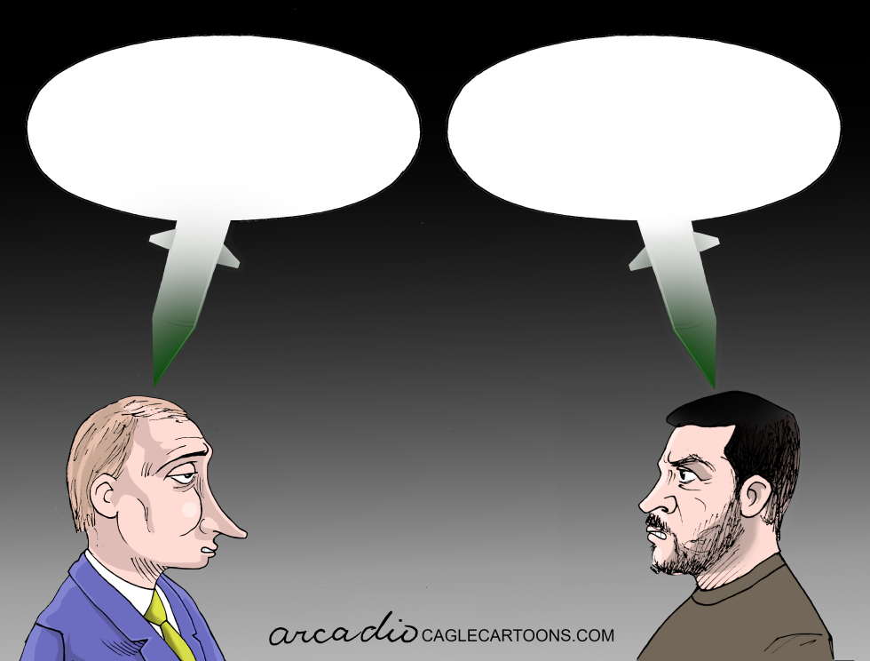 DIALOGUES STAINED WITH WAR.