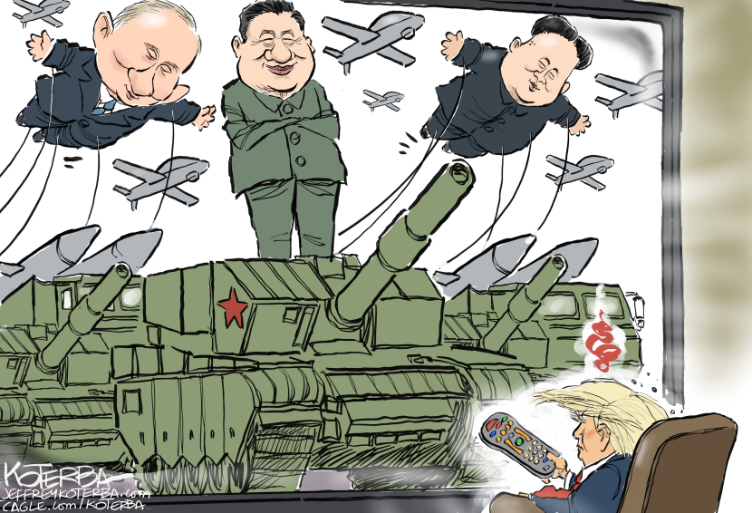 Military parade in China