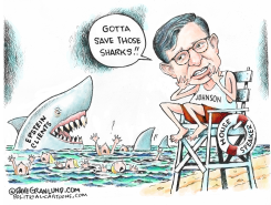 EPSTEIN CLIENTS AND MIKE JOHNSON by Dave Granlund