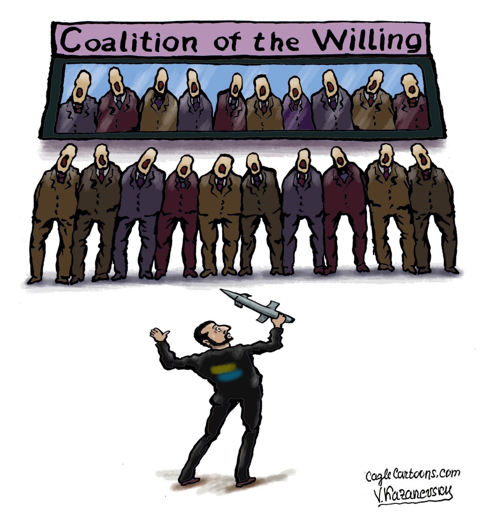 Coalition of Volunteers in Paris and Zelensky