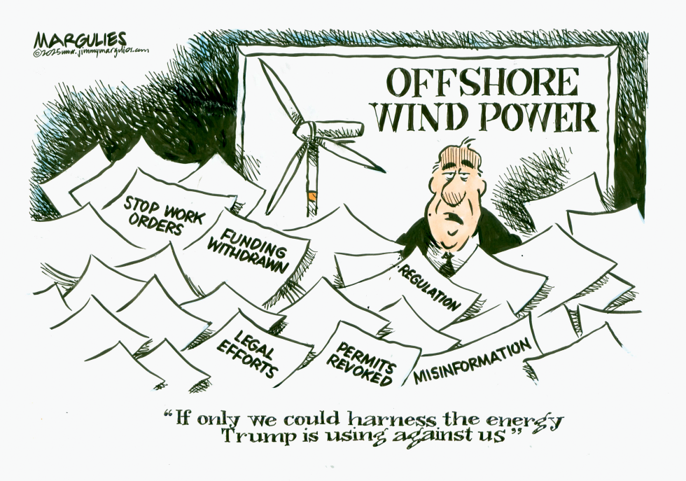 Trump against offshore wind power