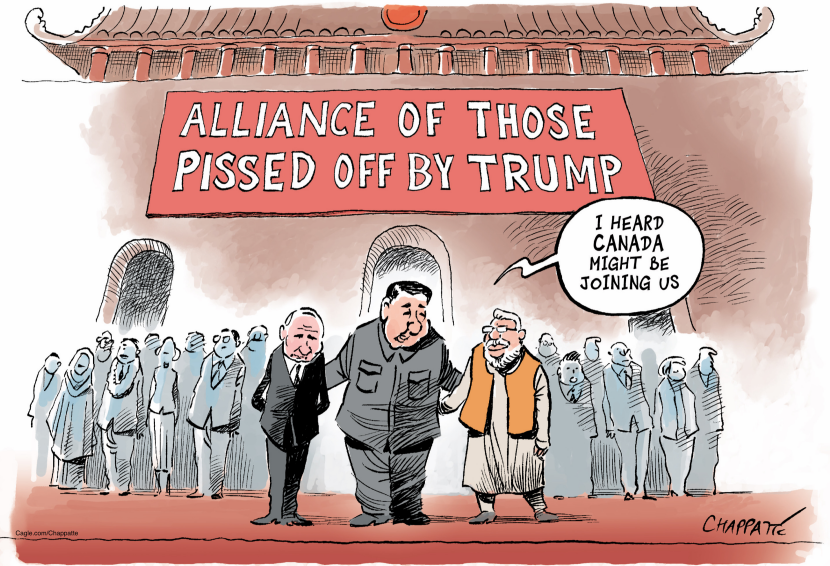 Xi, Putin and Modi Form Alliance of Trump Critics