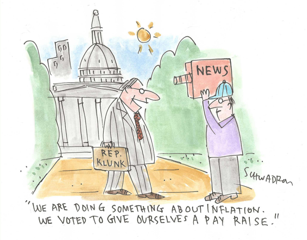 Congressman Claims Pay Raise Fights Inflation