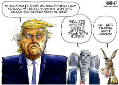 GETTING TOUGH WITH RUSSIA by Dave Whamond