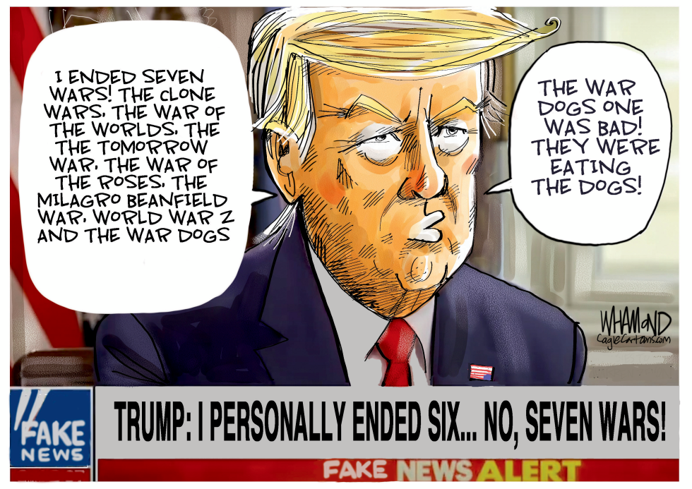 Trump claims he ended 7 wars