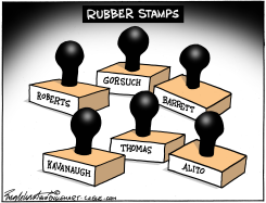 RUBBER STAMP SUPREME COURT by Bob Englehart