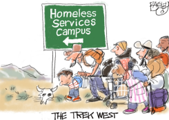 UTAH HOMELESS  by Pat Bagley