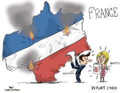 FRANCE. TEACHER BRIGITTE'S GRADES by Becs