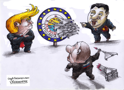 RUSSIAN DRONE ATTACK ON POLAND by Vladimir Kazanevsky