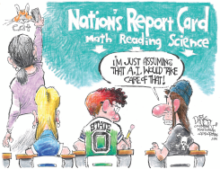 NATIONS GRADES GOING DOWN by John Darkow