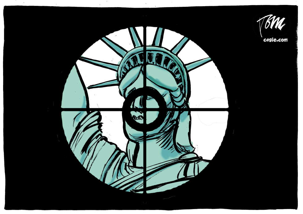 Liberty in sniper scope