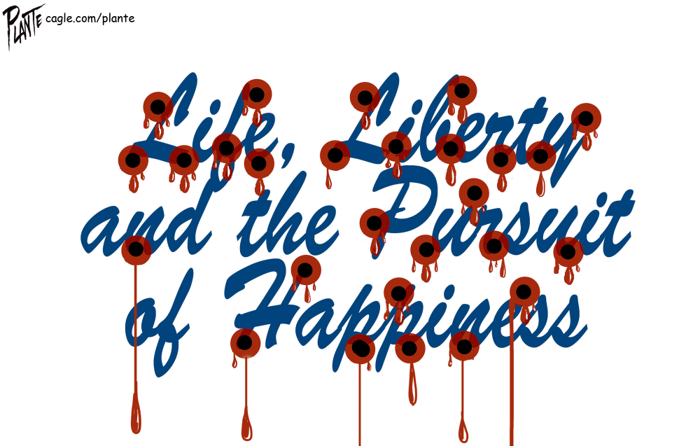 Bullet Holes in the Declaration of Independence