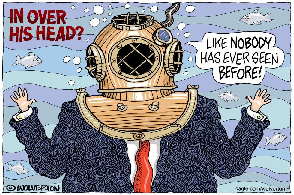 Trump Underwater Over His head