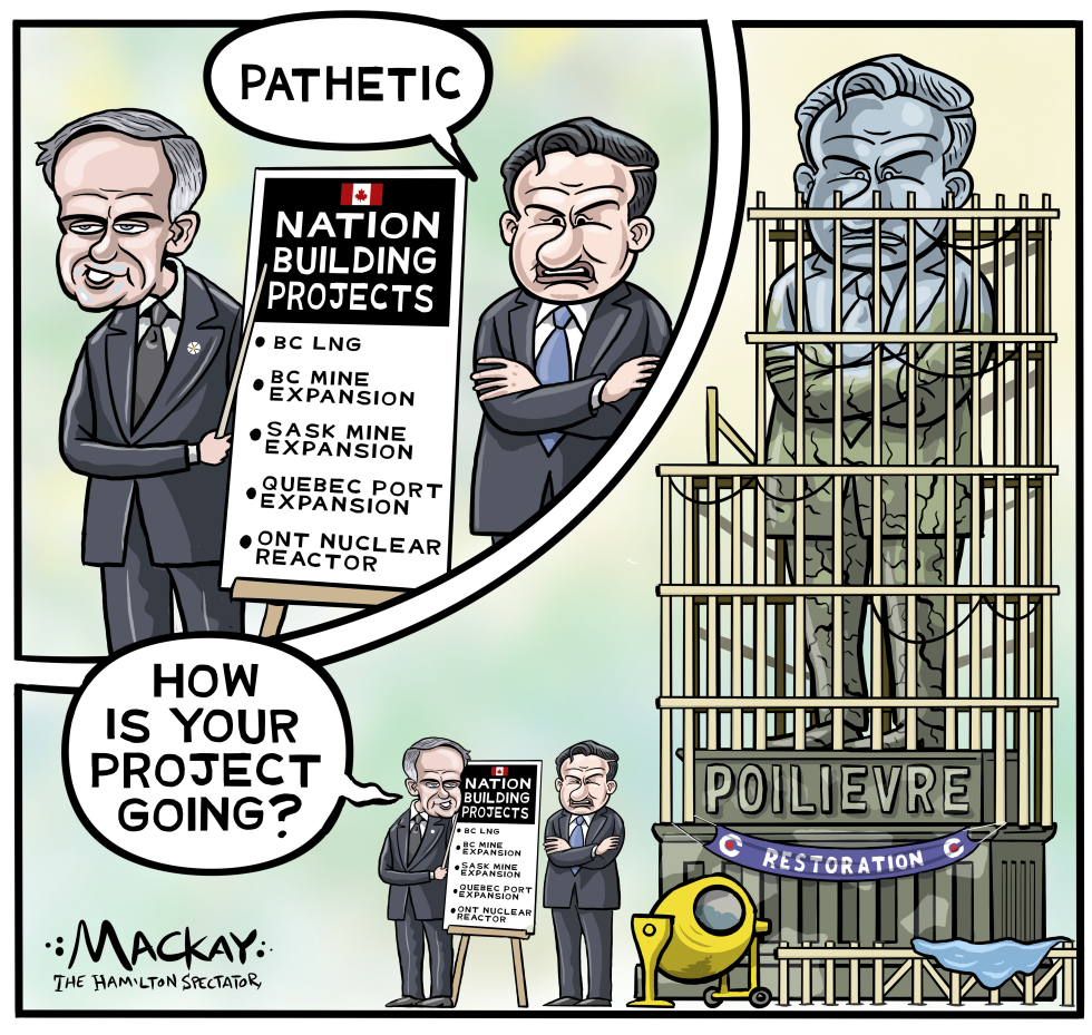Infrastructure progress: Carney vs. Poilievre