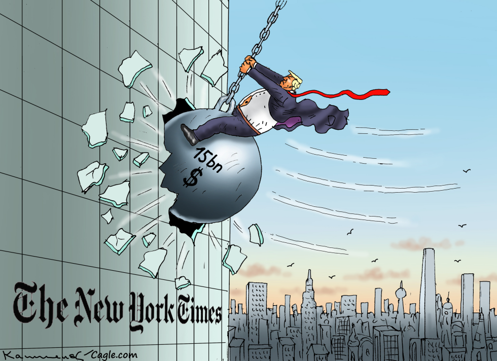 TRUMP, MASTER OF KILLING FREEDOM OF THE PRESS