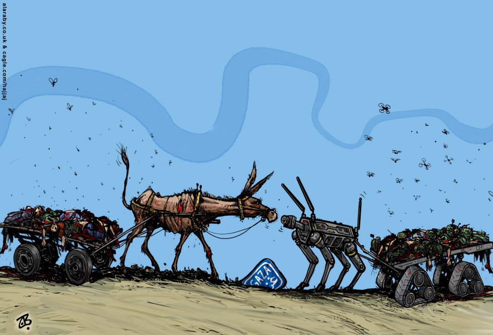 Donkeys & Robots in Gaza War AI Age Death