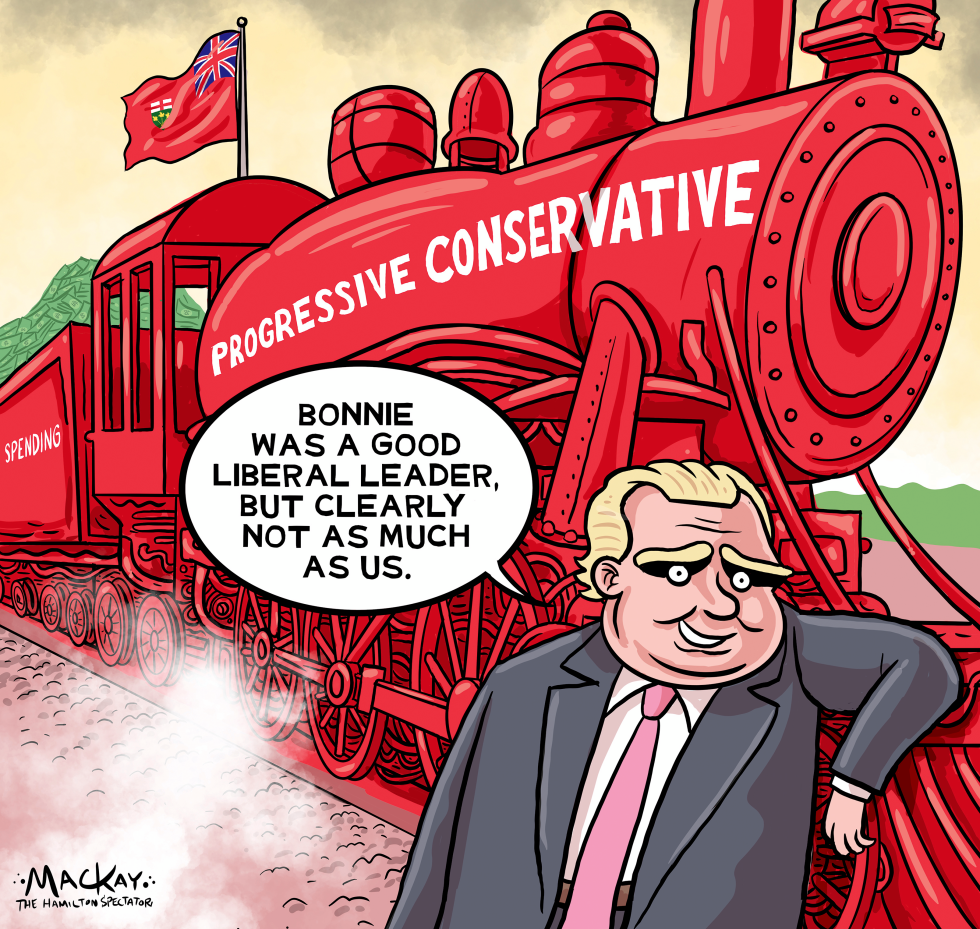 Doug Ford's Liberal red locomotive