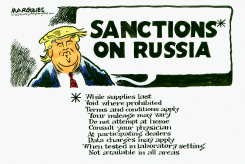 TRUMP SANCTIONS ON RUSSIA by Jimmy Margulies