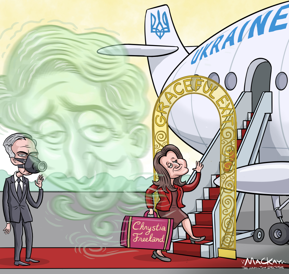 Trudeau stink follows Freeland's departure