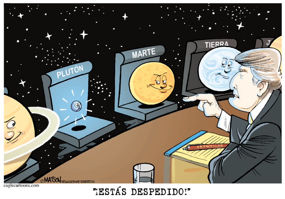 Trump despide a Pluton / COLOR