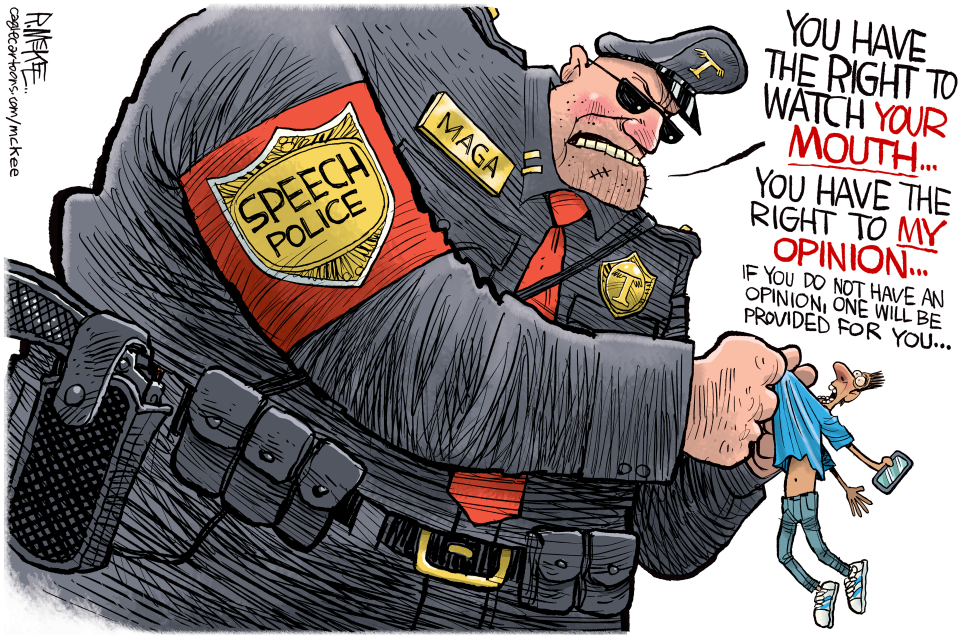 MAGA Speech Police