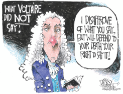 FREEDOM OF SPEECH by John Darkow