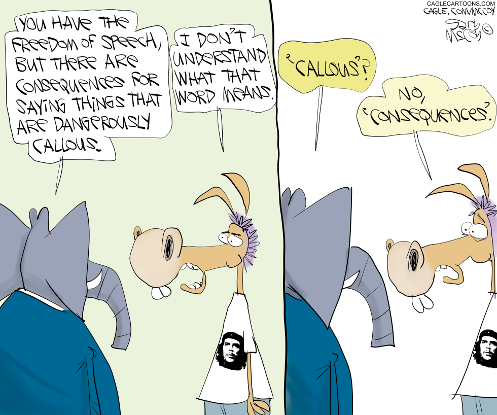 Free Speech But There Are Consequences