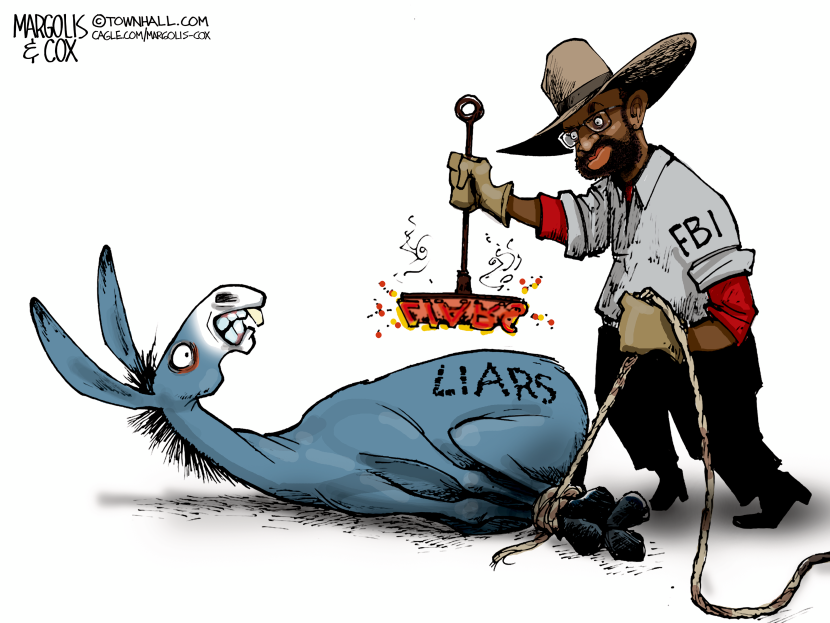 Kash Patel Brands Democrats as Liars in Fiery FBI Cartoon
