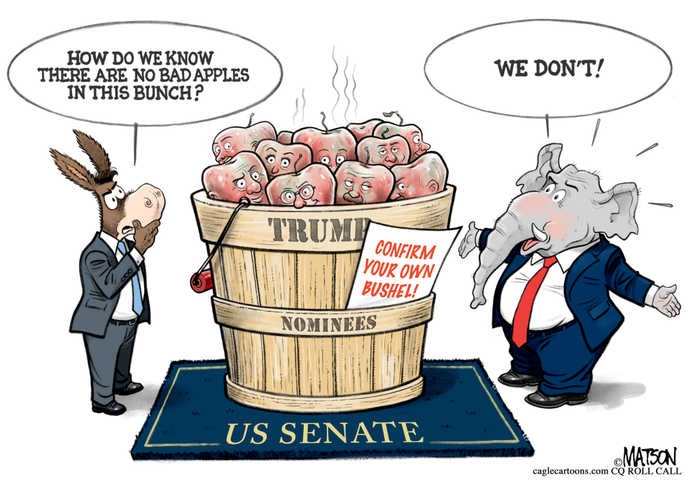 Senate To Confirm Trump Nominees By The Bushel