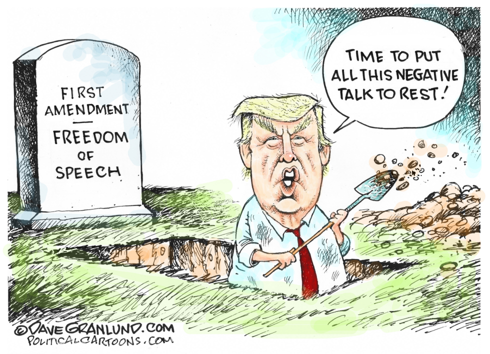 Freedom of speech and trump