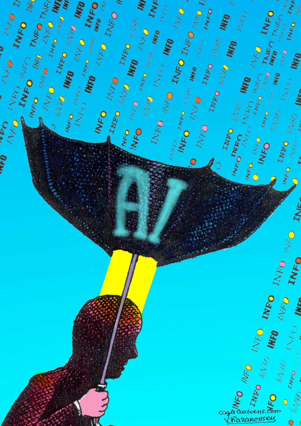 Information Rain and AI