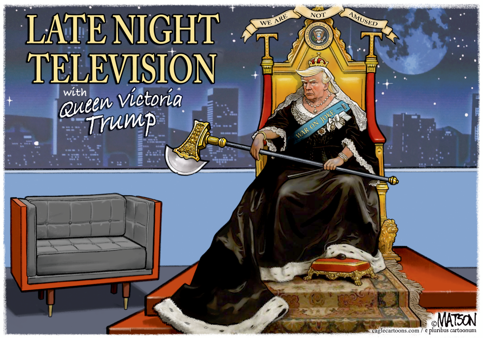 Trump Is Queen Of Late Night TV