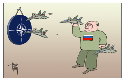 DARTBOARD NATO by Arend van Dam