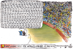 TRUMP AT THE UN by Randall Enos