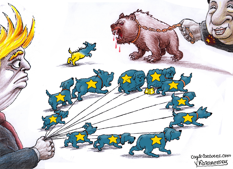 Trump Holds EU Leashes as China Restrains Russian Bear in Ukraine War