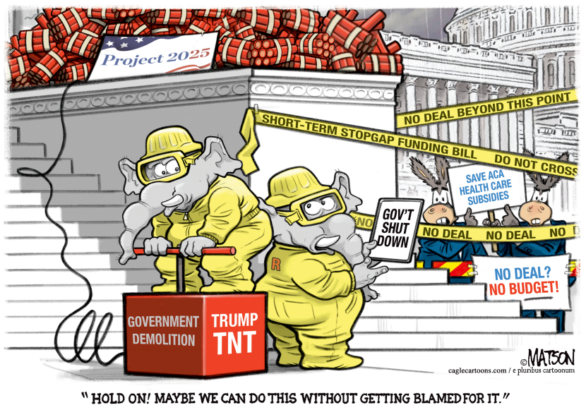 Republicans Welcome Government Shutdown